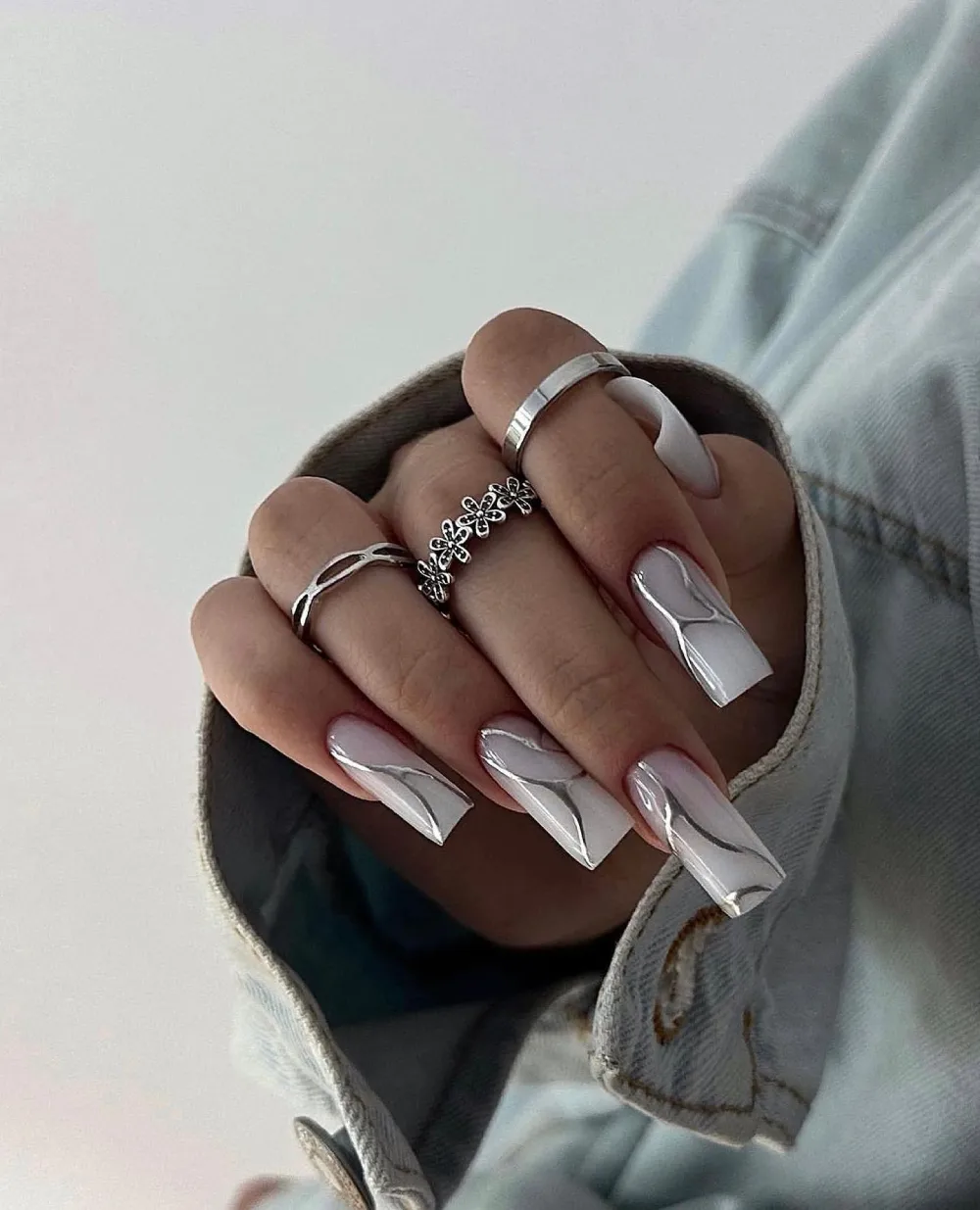 White nails