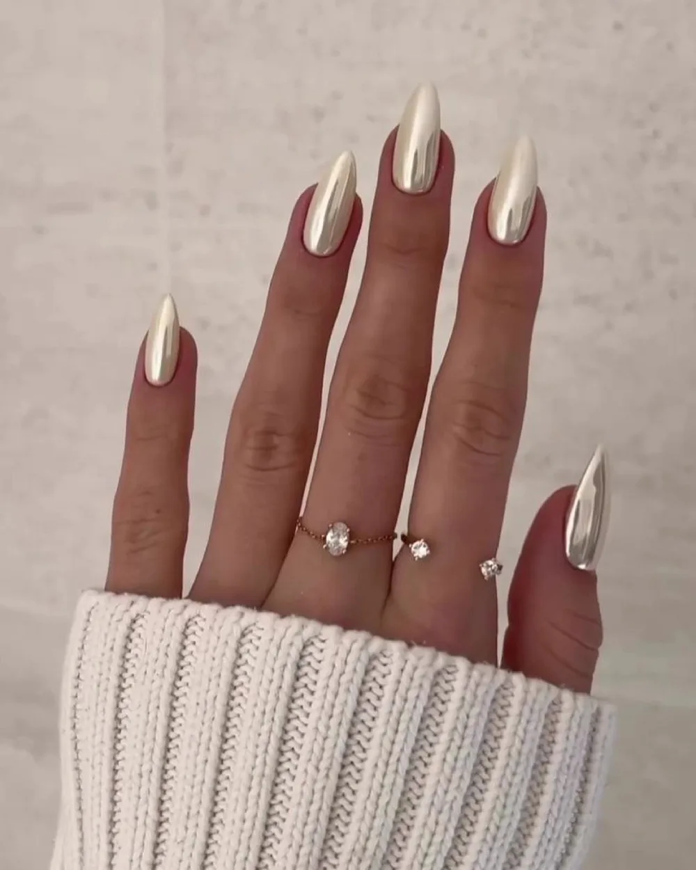 White nails