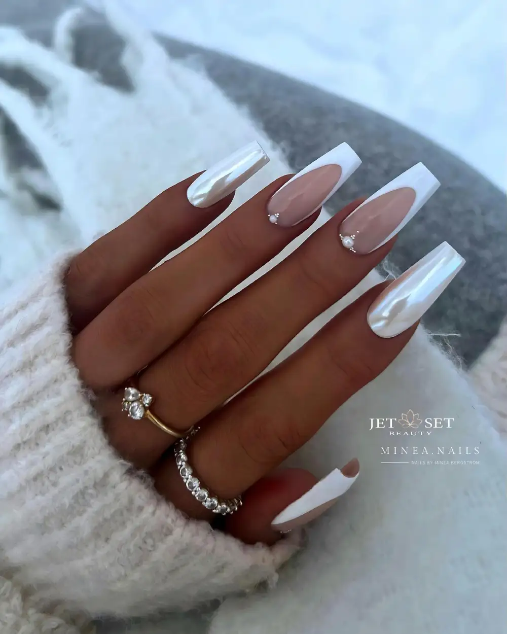 White nails
