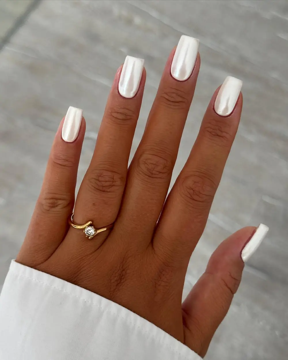White nails