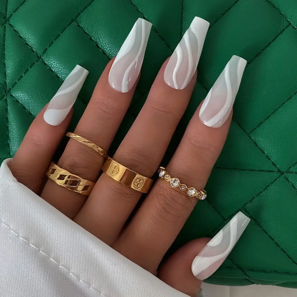 White nails